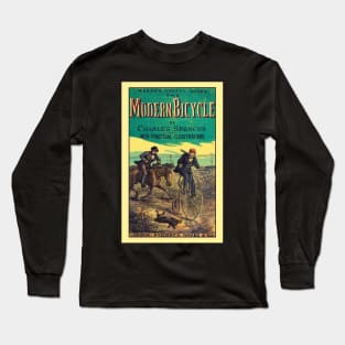 Vintage bicycle, so called penny-farthing or high wheeler. Long Sleeve T-Shirt